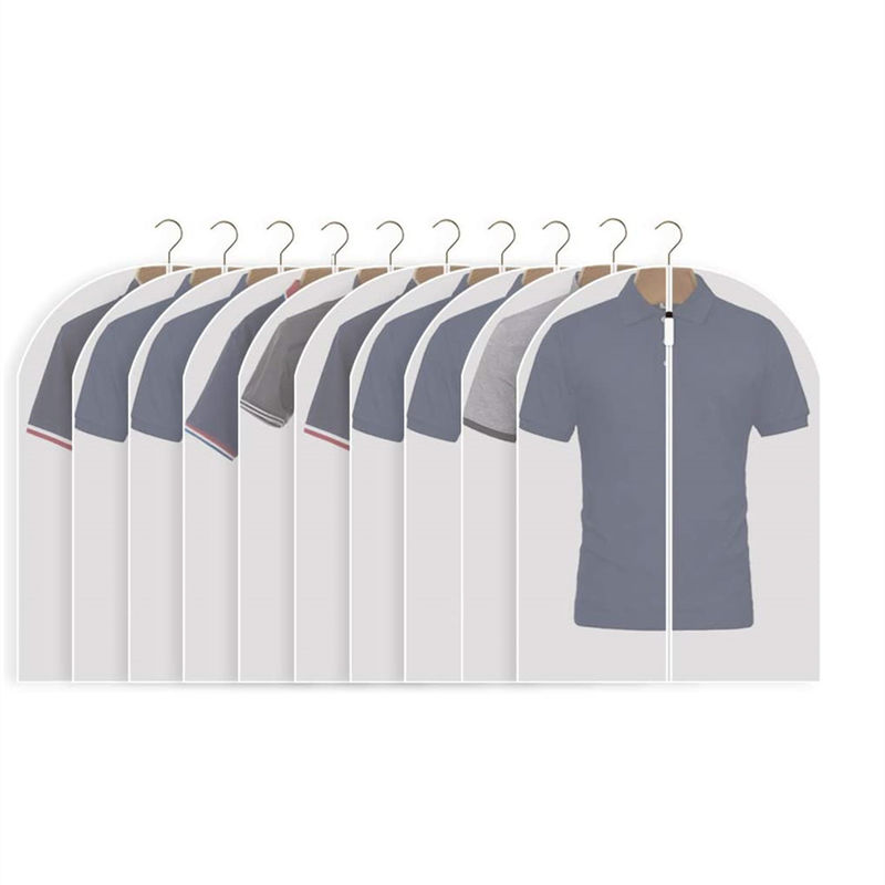 Pvc trasparente, appesa, borsa da viaggio, abbigliamento personalizzato, per abiti lunghi, abiti, cerniera