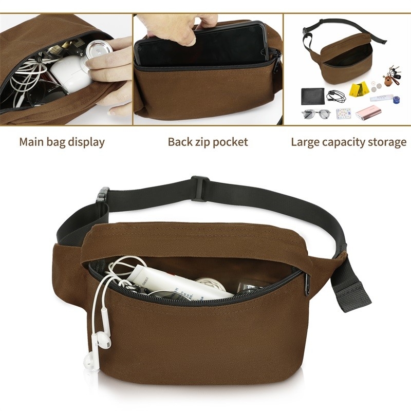MTB Motociclo Corpo croce cintura cintura borsa per donne Sling Spalla escursione 8.5X2.5X4.5 