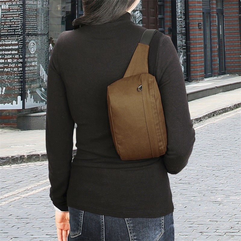 MTB Motociclo Corpo croce cintura cintura borsa per donne Sling Spalla escursione 8.5X2.5X4.5 