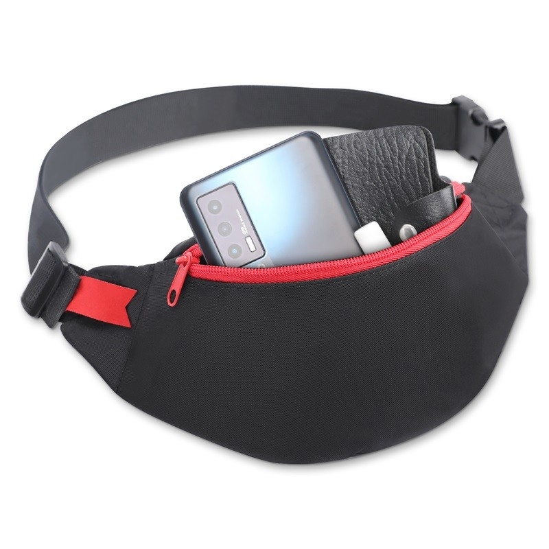420d Nylon cintura borsa telefono pratico per gli uomini donne Sport 26X8X12.5 