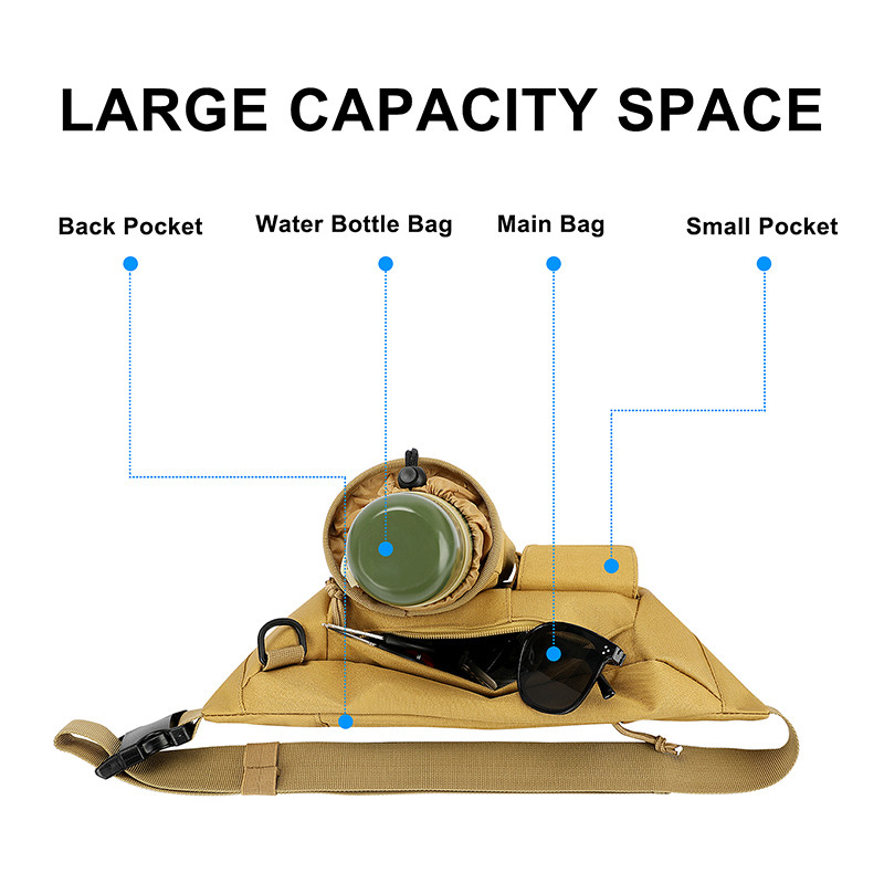 Cintura Sport Borsa da vita personalizzata Cellulare Piccolo Fanny Pack Per Correre Messenger 14X6