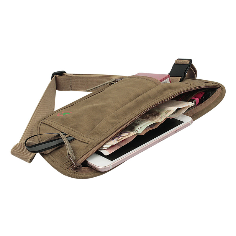 Utility Small Running Bag Custom Waist Bag Bodypack Case Sport Corpo snello 29X14CM