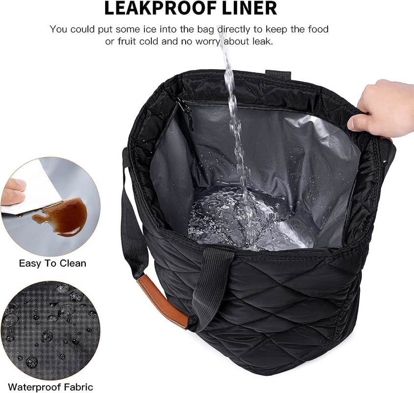 Trasporto grande isolato riutilizzabile alimentari Tote Picnic Custom Travel Cooler Bag per cibo freddo o caldo
