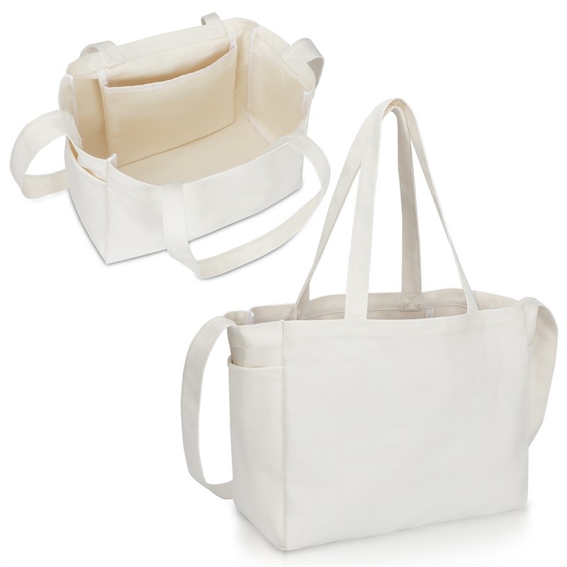 Borsa per la spesa riutilizzabile a manicotto pieghevole 4.4x6.7x11