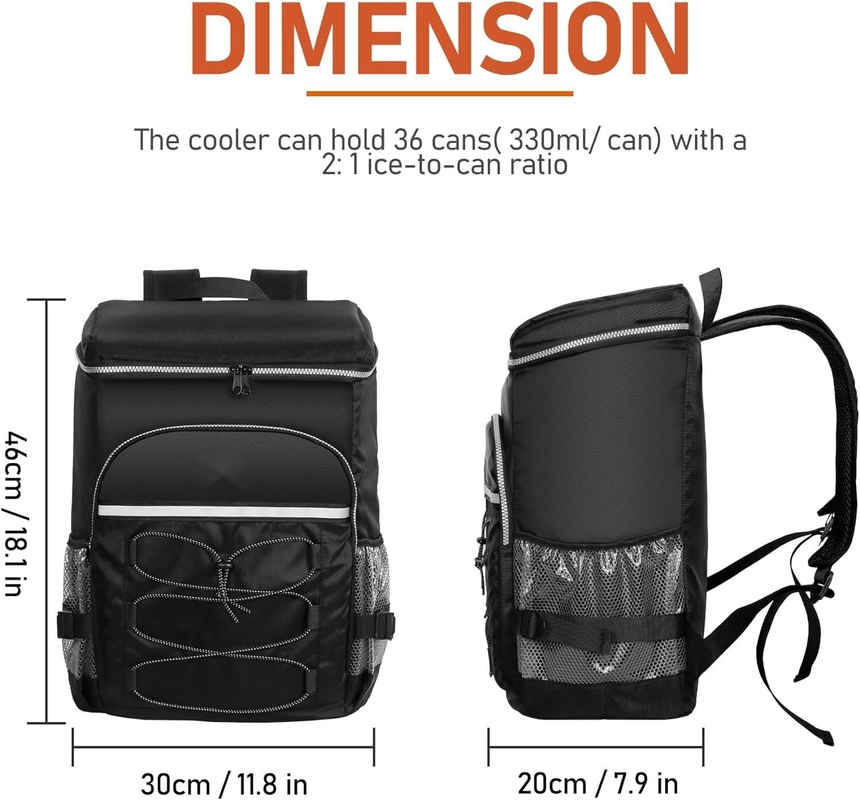 Borsa di fresco portatile e leggera, impermeabile, per picnic, campeggio, spiaggia, escursioni, barbecue