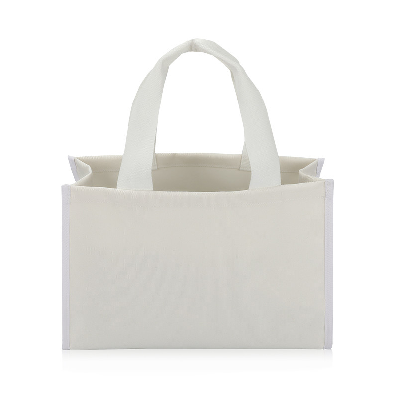Canvas Tote Bag Custom Shopping Bags Retail Heavy Duty Bottom spessa 4x4x10