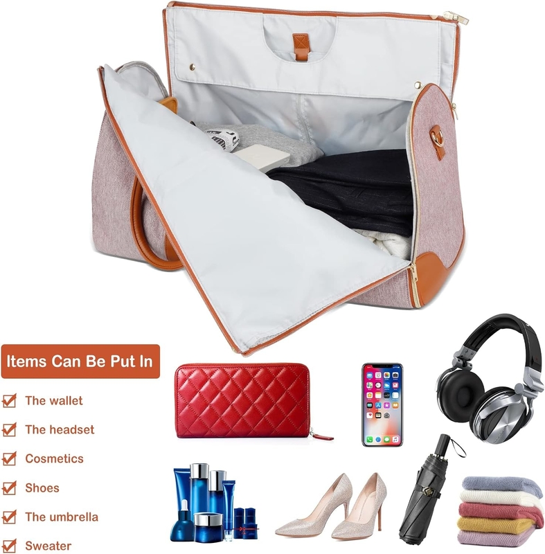 3 in 1 Waterproof pieghevole valigia appesa abito weekender porta viaggio customisato borsa di abbigliamento