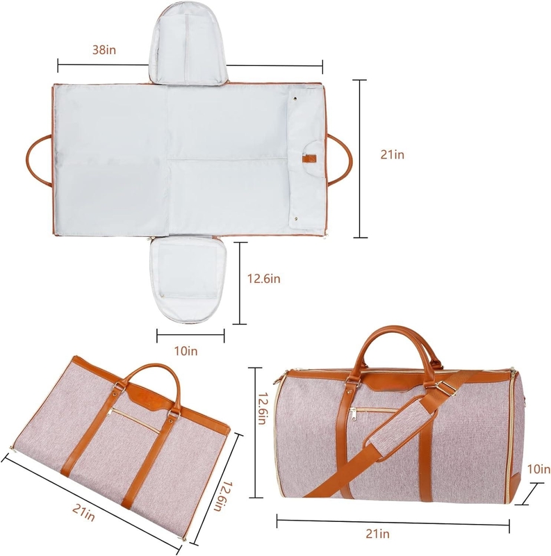 3 in 1 Waterproof pieghevole valigia appesa abito weekender porta viaggio customisato borsa di abbigliamento