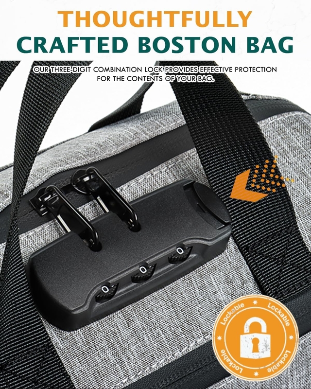 Grandi Regali Borsa antiodore con rivestimento in carbonio Custom Travel 210 D Polyester con lucchetto combinato