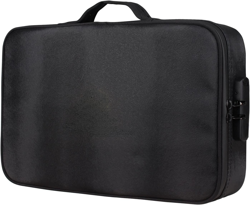 Colore nero grande capacità di stoccaggio impermeabile customizzato viaggio antiodori con serratura