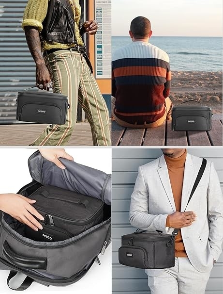 Borsa a prova di odore di viaggio portabile di grande capacità e resistente all'odore personalizzata con cintura a spalla rimovibile