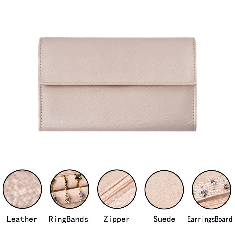 Gioielli, trucco, sacchetto da viaggio, organizzatore, custodia portatile, portatile 8x5x1