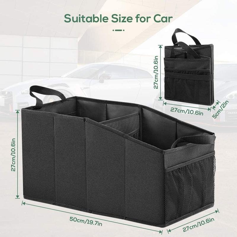 Grandi sacchetti organizzatori per automobili da shopping alimentari sedile anteriore e posteriore pieghevole camion 19X10X10