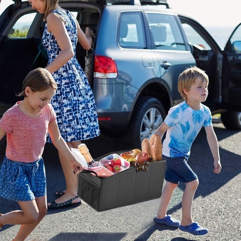 Grandi sacchetti organizzatori per automobili da shopping alimentari sedile anteriore e posteriore pieghevole camion 19X10X10